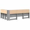 vidaXL Testata contenitore Grigio Sonoma 120 cm Legno multistrato