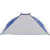 vidaXL Tenda da Spiaggia Blu Azzurro 268x223x125 cm in Poliestere 185T