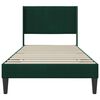 vidaXL Struttura del letto Verde Scuro 80 x 200 cm Velluto