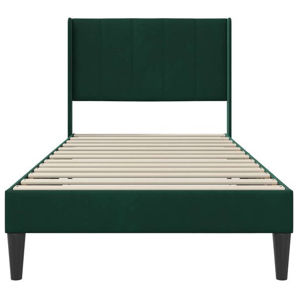 vidaXL Struttura del letto Verde Scuro 80 x 200 cm Velluto