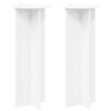 vidaXL Supporto per piante 2 pz Bianco &Oslash;40 x 100 cm
