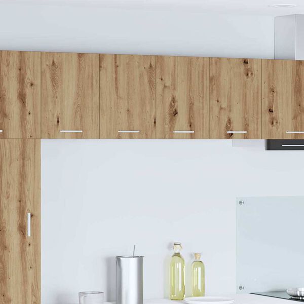 vidaXL Armadio pensile 2 pcs Rovere Artigiano e Bianco 60 x 31 x 40 cm