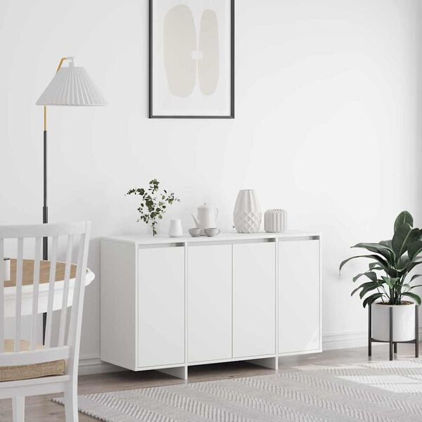 vidaXL Credenza Bianco 120 x 41 x 75 cm Legno multistrato
