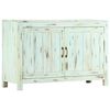 vidaXL Credenza Azzurra 110x35x70 cm in Legno Massello di Mango