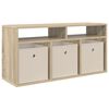 vidaXL Lowboard con cassetto Rovere Sonoma 87 x 27,5 x 43 cm