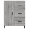 vidaXL Credenza Grigio Sonoma 69,5x34x90 cm in Legno Multistrato