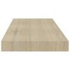 vidaXL Scaffali a Parete 4 pz Rovere 60x23,5x3,8 cm in MDF