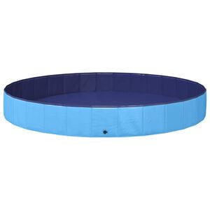 vidaXL Piscina per Cani Blu &Oslash;300 x 38 cm PVC Spesso