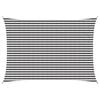 vidaXL Telo Ombra Antracite e Bianco 3 x 6 m HDPE
