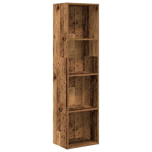 vidaXL Libreria Legno Antico 40x30x152 cm in Legno Multistrato