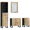 vidaXL Set Mobili da Bagno 4 pz in Legno Massello di Recupero