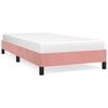 vidaXL Giroletto Rosa 90x190 cm in Velluto