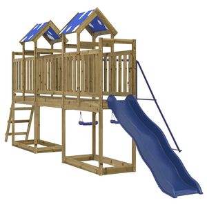 vidaXL Set da Gioco da Esterno in Legno di Pino Impregnato
