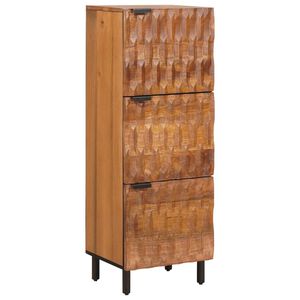 vidaXL Credenza con porta Finitura Marrone Acacia 40 x 33 x 110 cm