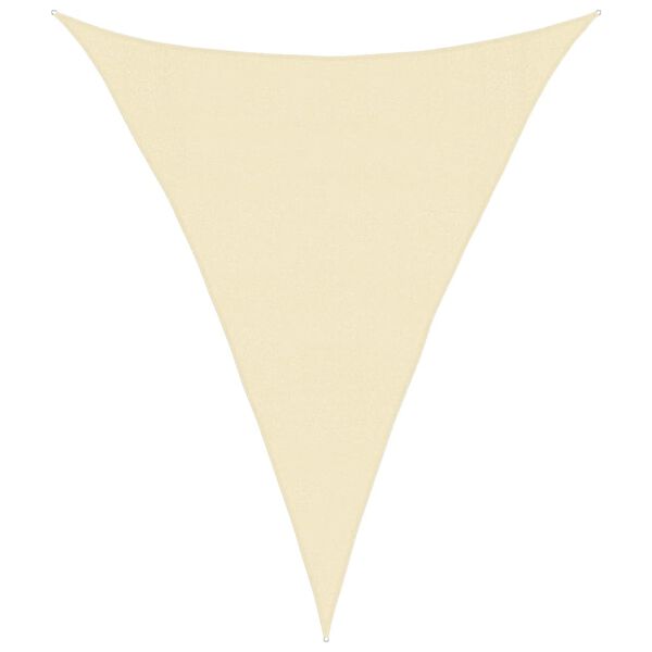 vidaXL Vela Parasole 160 g/m&sup2; Crema 3x4x4 m in HDPE