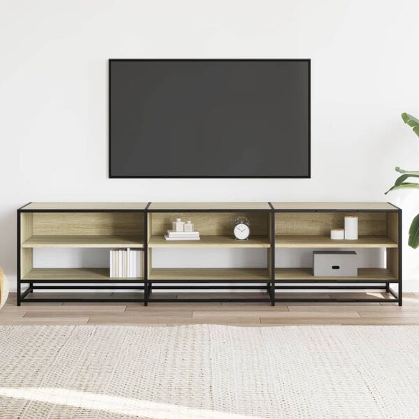 vidaXL Mobile Porta TV Rovere Sonoma 180x40x46 cm in Truciolato