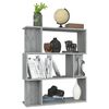 vidaXL Libreria/Divisorio Grigio Sonoma 80x24x96 cm Legno Ingegnerizzato