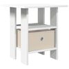vidaXL Comodino Bianco 41 x 40 x 45 cm Legno ingegnerizzato
