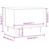 vidaXL Tavolino Salotto Rovere Marrone 60x44,5x45 cm Legno Multistrato