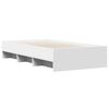 vidaXL Giroletto Bianco 75x190 cm in Legno Multistrato