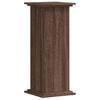 vidaXL Supporto per Piante Rovere Marrone 33x33x80cm Legno Multistrato