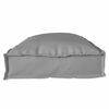 vidaXL Cuscino Grigio 100 x 40 x 8 cm Tessuto Oxford