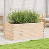 vidaXL Fioriera da Giardino 110x60x45,5 cm in Legno Massello di Pino