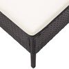 vidaXL Set Divani da Giardino 6 pz con Cuscini in Polyrattan Nero