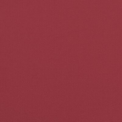 vidaXL Cuscini per Sedia 6 pz Rosso Vino 50x50x7 cm Tessuto Oxford