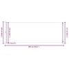 vidaXL Tenda Laterale Retrattile per Patio 220x600 cm Grigia