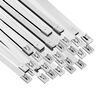vidaXL Fascetta per Cavi 250 pz 7,9 x 800 mm Argento