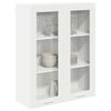 vidaXL Armadio pensile Riga Bianco 80 x 31 x 100 cm Legno multistrato
