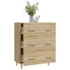 vidaXL Credenza Rovere Sonoma 70x34x90 cm in Legno Multistrato