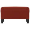 vidaXL Panca Rosso Vino 70x35x41 cm in Similpelle