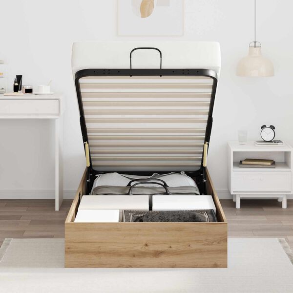 vidaXL Letto ottomano Rovere Artigianale 100 x 200 cm