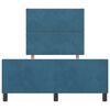 vidaXL Letto a molle con testiera Blu Scuro 120 x 190 cm Velluto