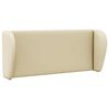 vidaXL Orecchia della Testata Crema 40 x 23 x 6 cm PVC