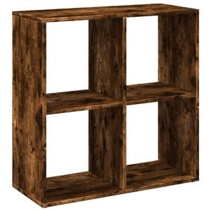 vidaXL Libreria Divisorio Rovere Fumo 69,5x29x69,5 cm in Truciolato