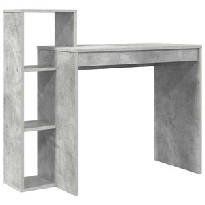 vidaXL Scrivania Grigio cemento Legno ingegnerizzato 100 x 40 x 90 cm