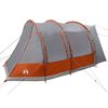 vidaXL Tenda da Campeggio 2 Persone Grigio e Arancione Impermeabile