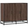 vidaXL Credenza Rovere Marrone 94x35x76 cm in Legno Multistrato