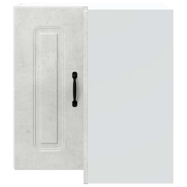 vidaXL Pensile da Cucina ad Angolo Kalmar Grigio Cemento in Truciolato