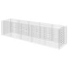 vidaXL Gabbione Letto Rialzato in Acciaio Zincato 450x90x100 cm