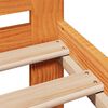 vidaXL Letto senza Materasso Marrone Cera 120x200 cm in Legno di Pino