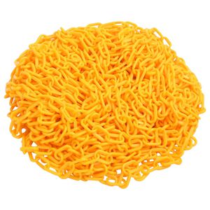 vidaXL Catena Segnaletica Gialla 100 m &Oslash;6 mm in Plastica