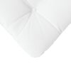 vidaXL Cuscini per Seduta 4 pcs Bianco 40 x 40 x 12 cm Tessuto