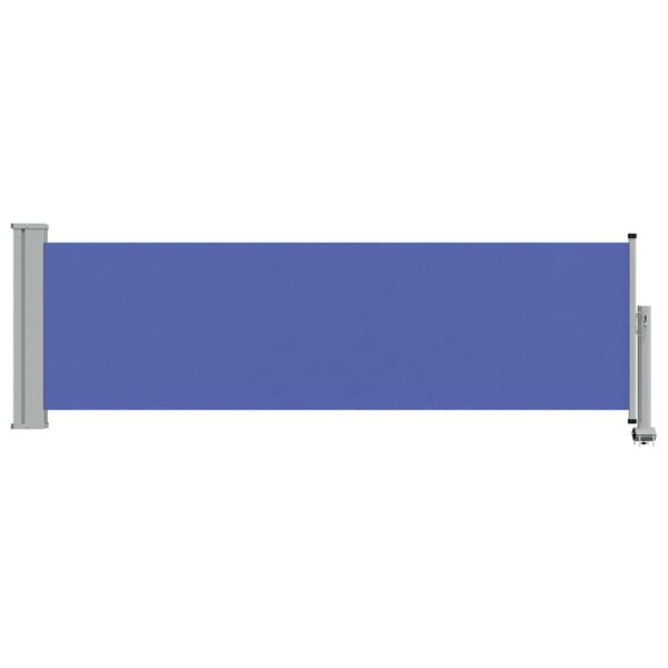 vidaXL Tenda Laterale Retrattile per Patio 80x300 cm Blu