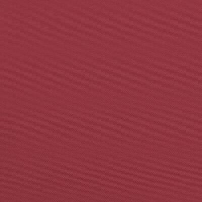 vidaXL Cuscino per Panca Rosso Vino 120x50x7 cm in Tessuto Oxford