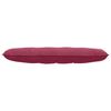 vidaXL Cuscino per Schiena Rosso Vino 140 x 50 cm Tessuto in Cords