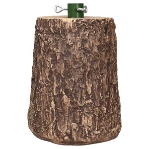 vidaXL Supporto per Albero di Natale a Forma di Tronco &Oslash; 23 x 34 cm
